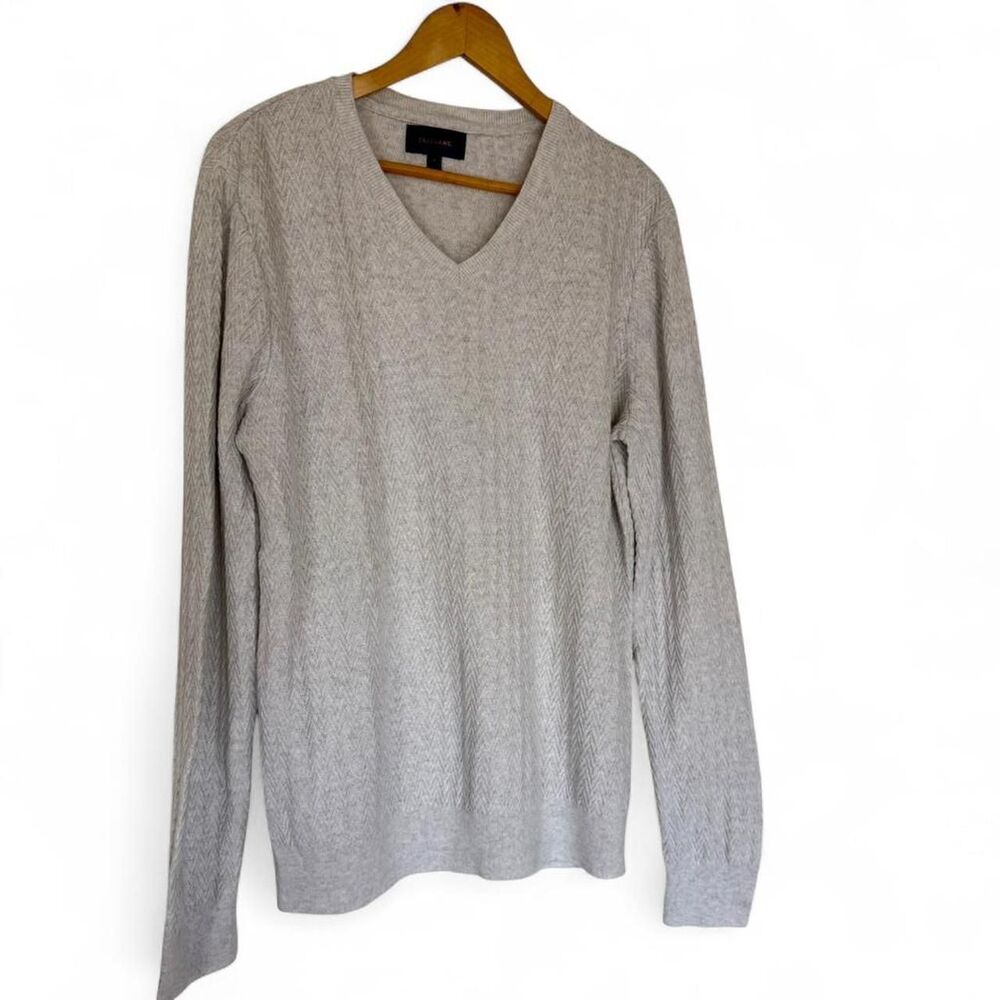 Fairlane V-neck Cable Knit Sweater M Preppy